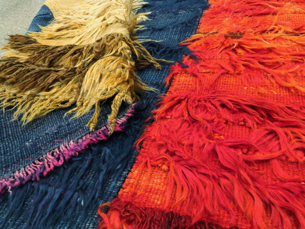 Vintage Turkish Tulu Rug, No.12595 - Gsblank