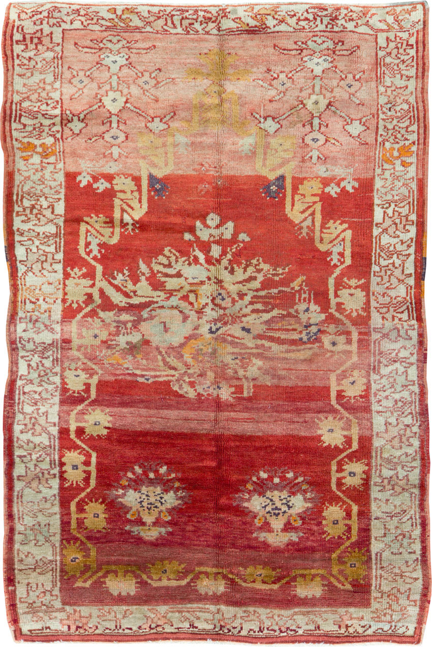 Antique Turkish Oushak Rug, No.12617 - Gsblank