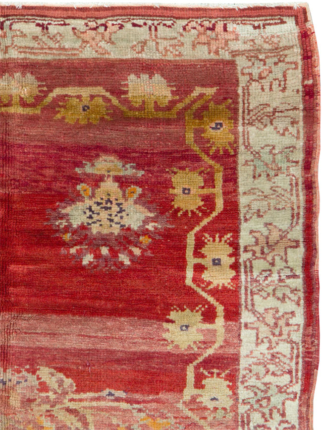 Antique Turkish Oushak Rug, No.12617 - Gsblank