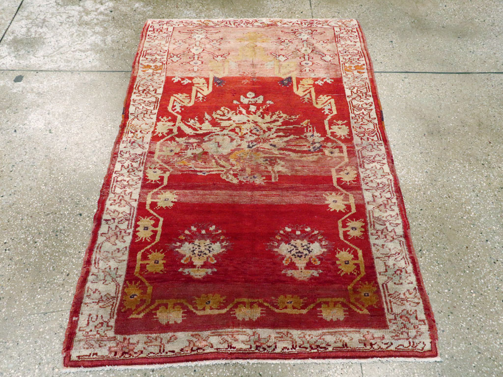 Antique Turkish Oushak Rug, No.12617 - Gsblank