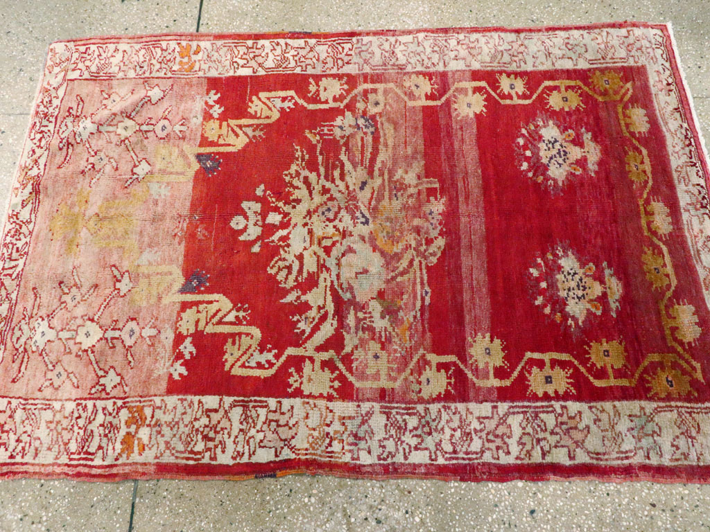 Antique Turkish Oushak Rug, No.12617 - Gsblank