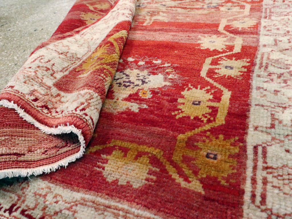 Antique Turkish Oushak Rug, No.12617 - Gsblank