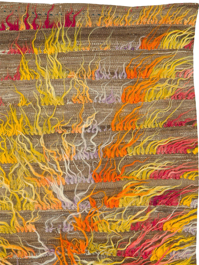 Vintage Turkish Tulu Rug, No.12626 - Gsblank