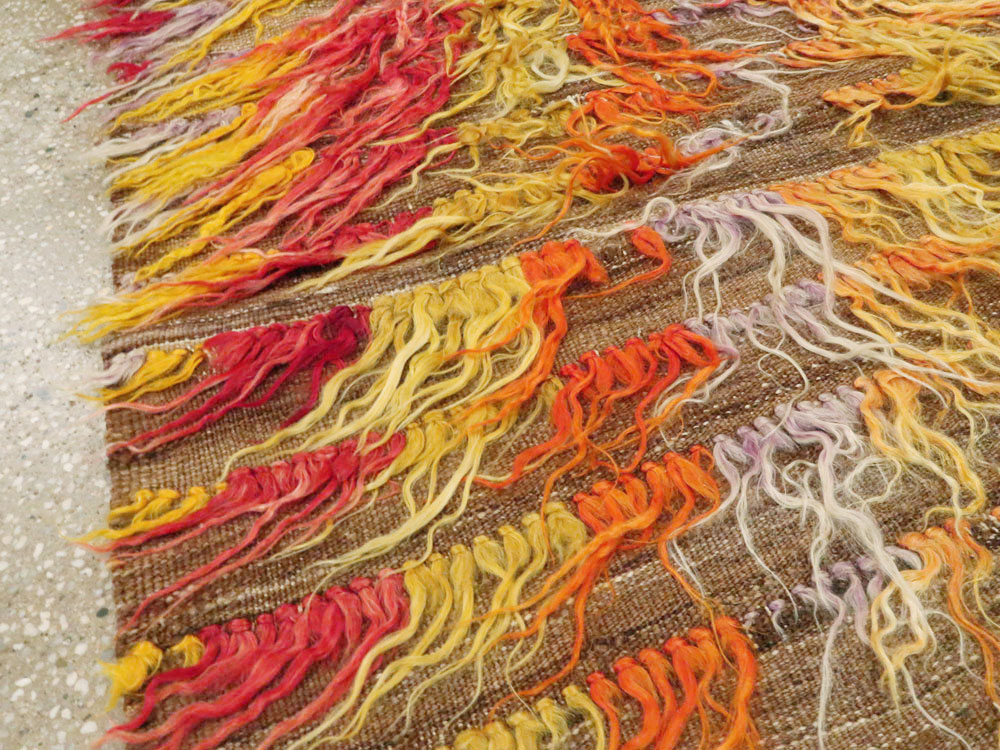 Vintage Turkish Tulu Rug, No.12626 - Gsblank