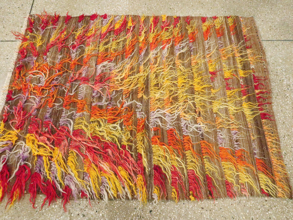 Vintage Turkish Tulu Rug, No.12626 - Gsblank