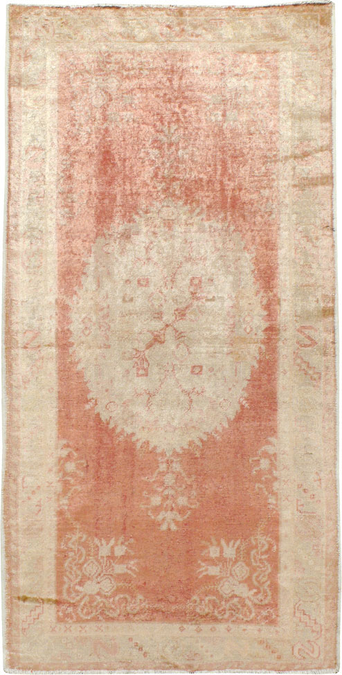 Antique Turkish Oushak Rug, No.12662 - Gsblank