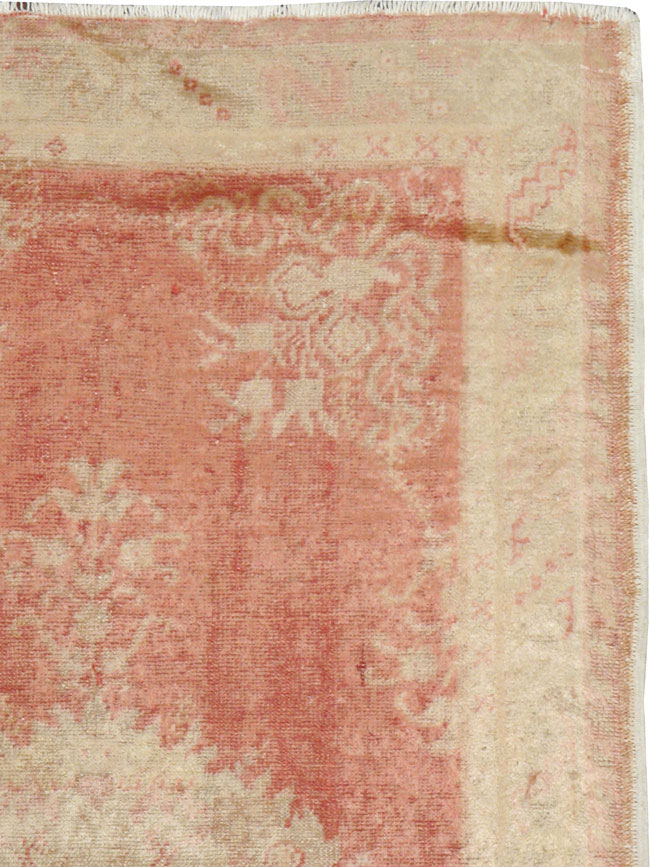 Antique Turkish Oushak Rug, No.12662 - Gsblank