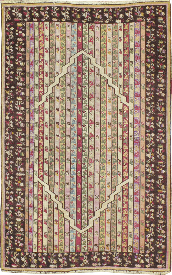 Antique Tukish Ghiordes Rug, No.12693 - Gsblank