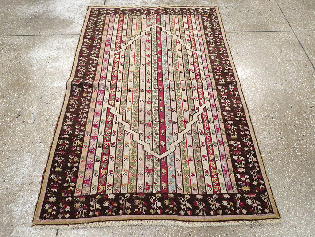 Antique Tukish Ghiordes Rug, No.12693 - Gsblank