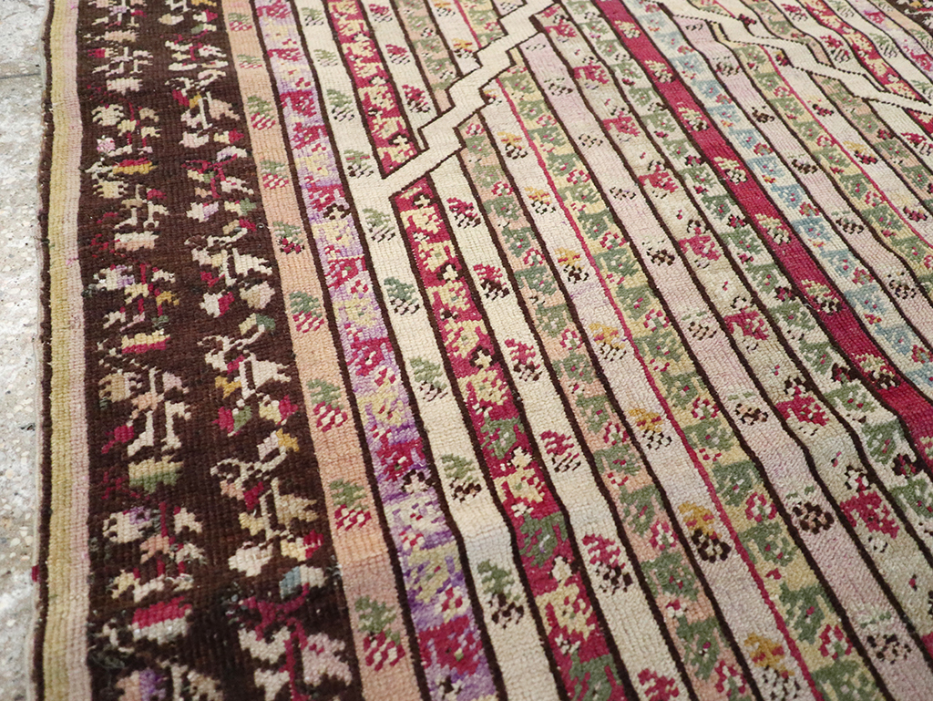 Antique Tukish Ghiordes Rug, No.12693 - Gsblank