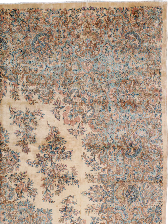 Vintage Persian Kerman Rug, No.12779 - Gsblank