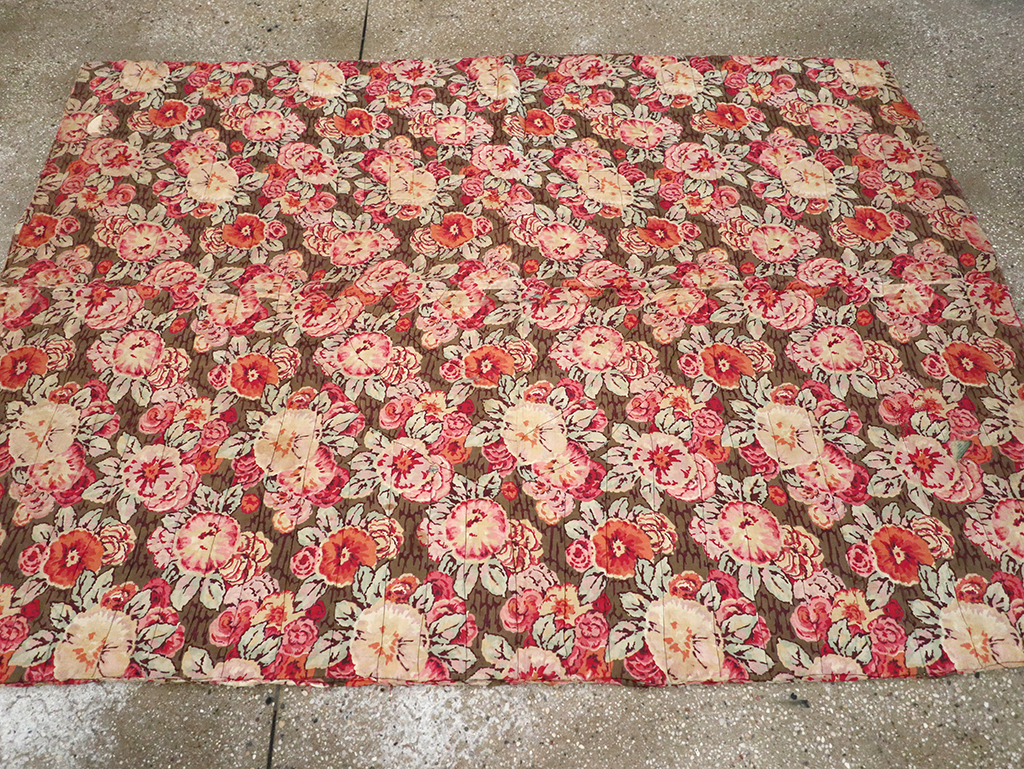 Vintage American Quilt Rug, No.12783 - Gsblank