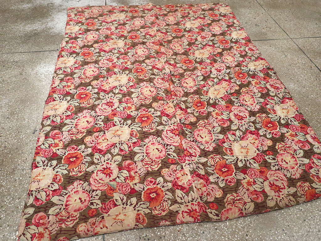 Vintage American Quilt Rug, No.12783 - Gsblank