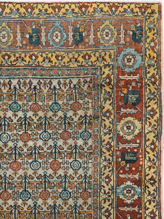Antique Persian Tabriz Rug, No.12817 - Gsblank