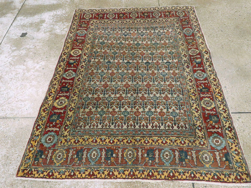 Antique Persian Tabriz Rug, No.12817 - Gsblank