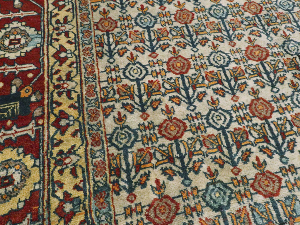 Antique Persian Tabriz Rug, No.12817 - Gsblank
