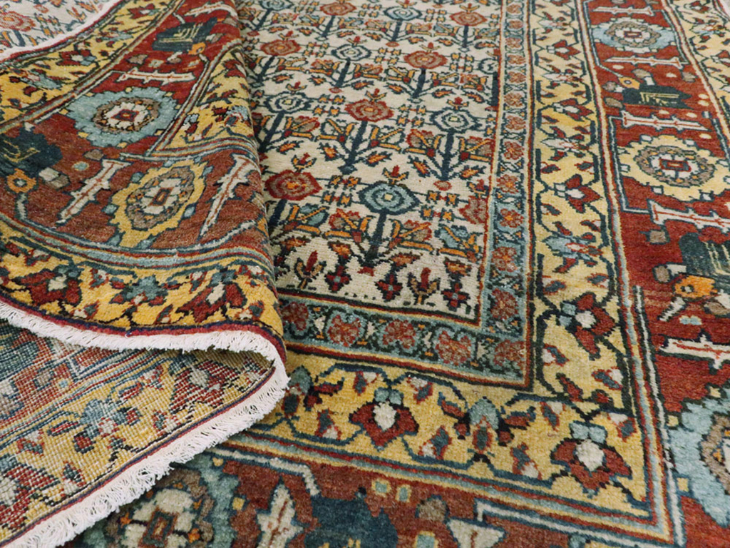Antique Persian Tabriz Rug, No.12817 - Gsblank
