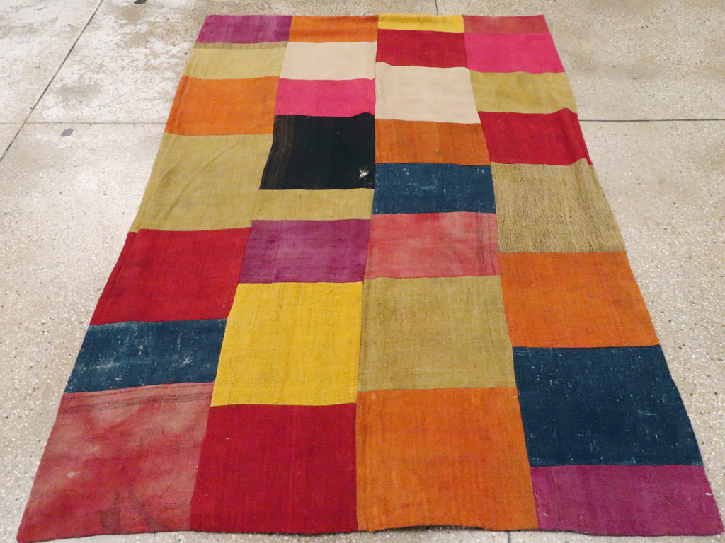 Vintage Turkish Anatolain Kilim Rug, No.12831 - Gsblank