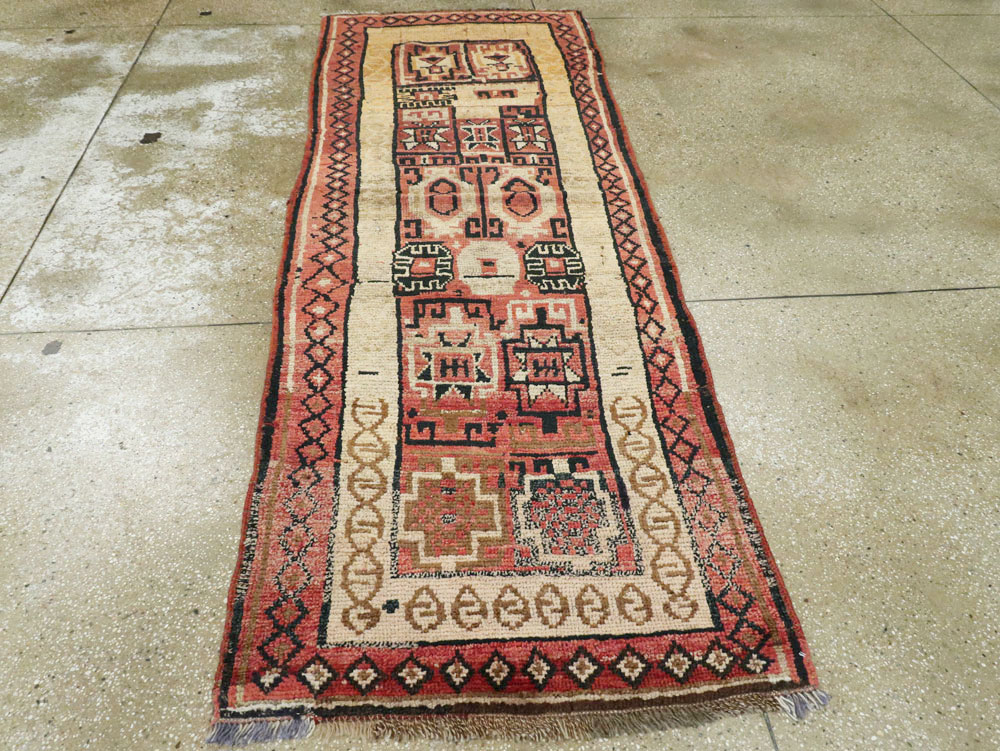 Antique Turkish Anatolian Runner, No.12833 - Gsblank