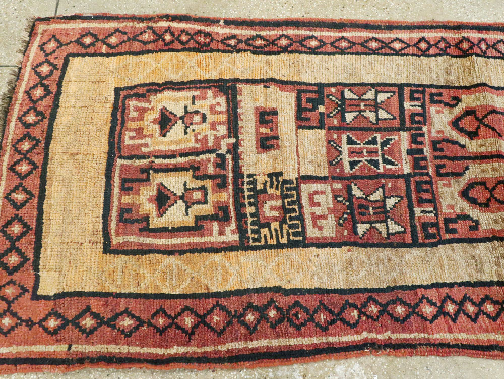 Antique Turkish Anatolian Runner, No.12833 - Gsblank