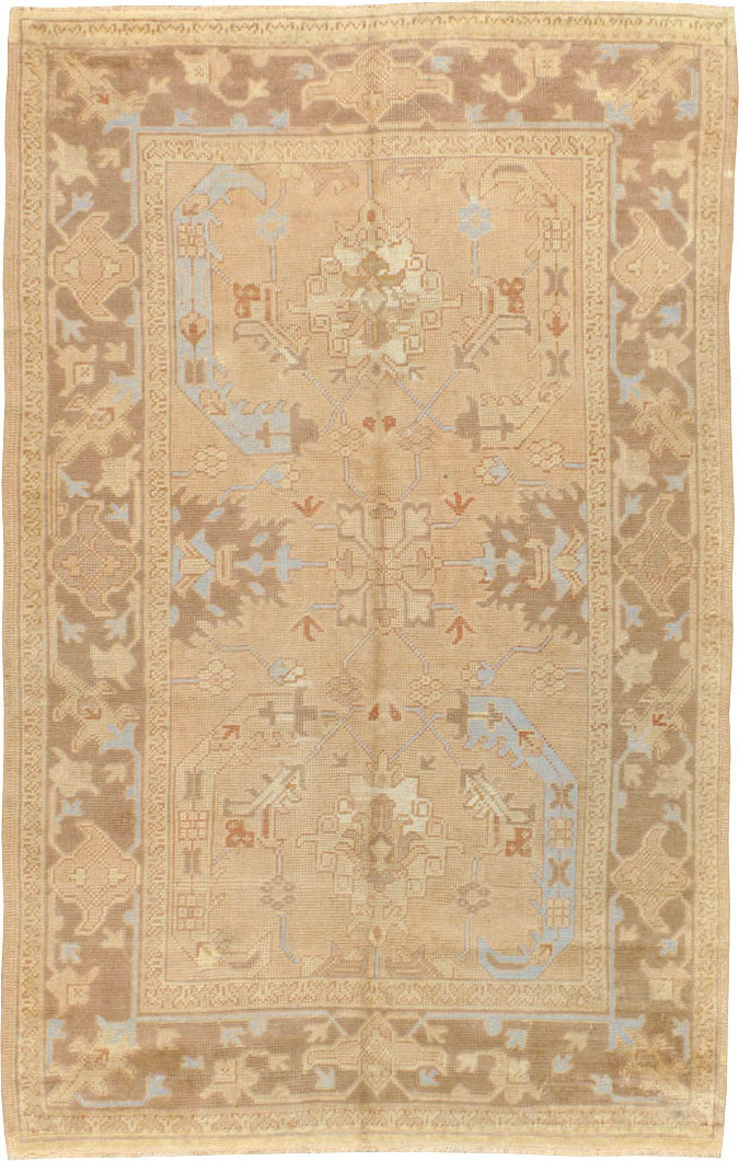 Antique Turkish Oushak Rug, No.12879 - Gsblank