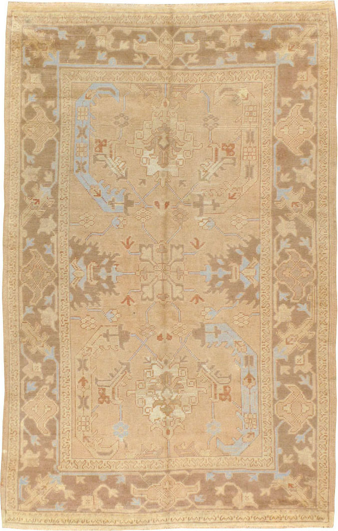 Antique Turkish Oushak Rug, No.12879 - Gsblank