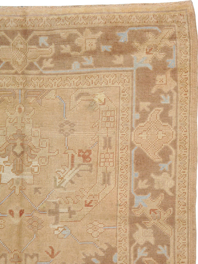 Antique Turkish Oushak Rug, No.12879 - Gsblank