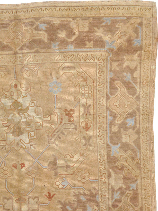 Antique Turkish Oushak Rug, No.12879 - Gsblank