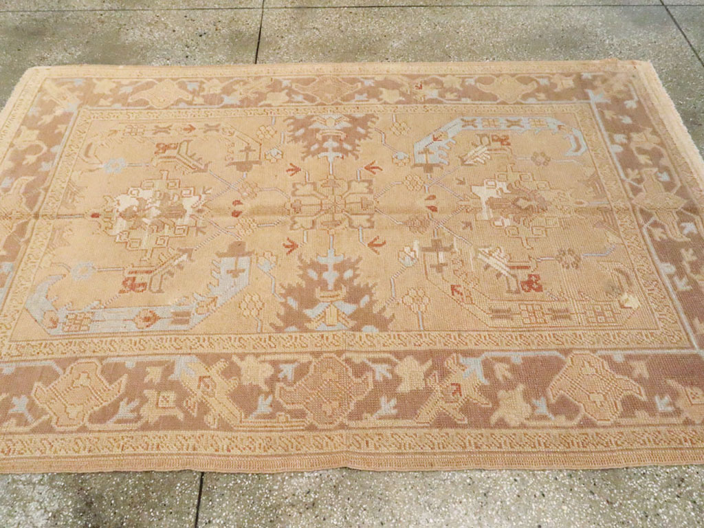Antique Turkish Oushak Rug, No.12879 - Gsblank