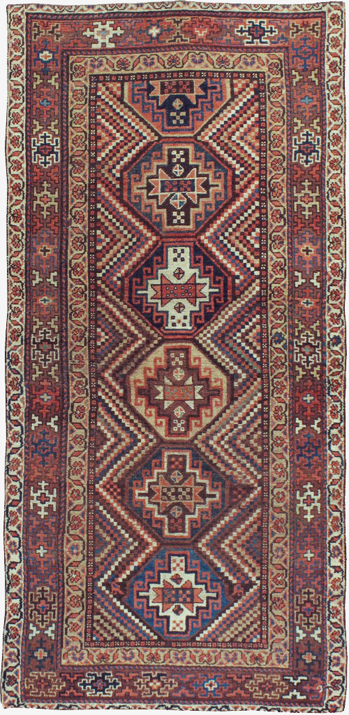 Antique Persian Kurdish Rug, No.12915 - Gsblank