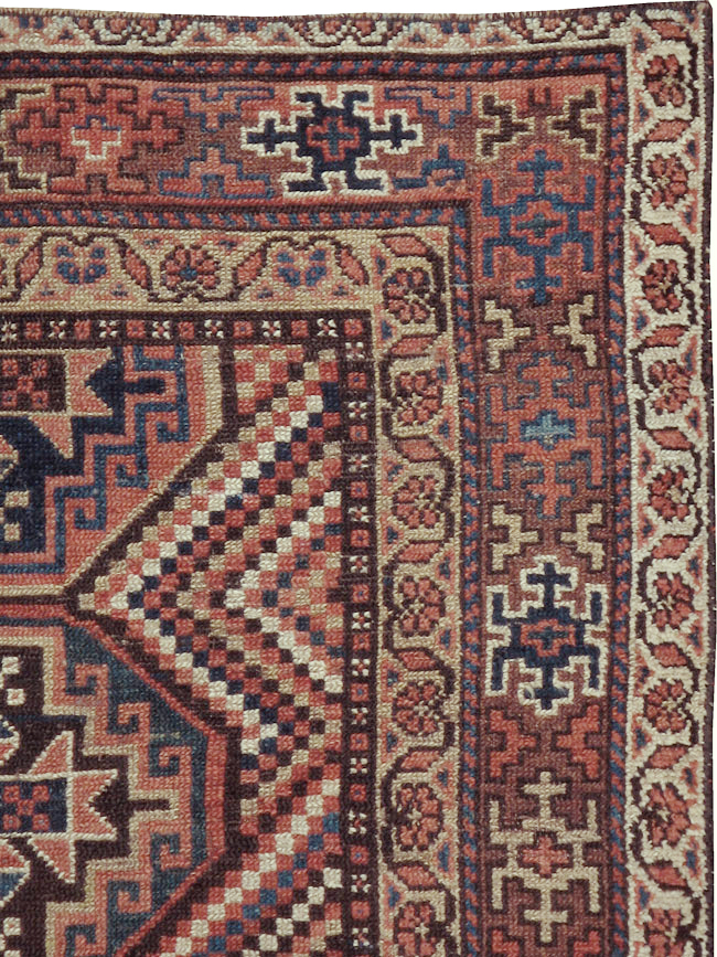 Antique Persian Kurdish Rug, No.12915 - Gsblank