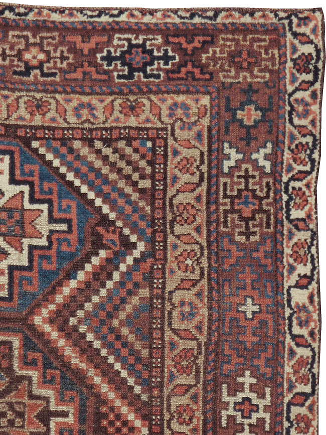 Antique Persian Kurdish Rug, No.12915 - Gsblank