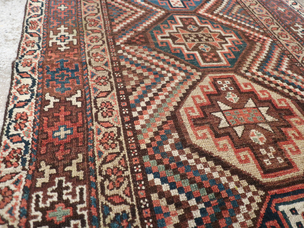 Antique Persian Kurdish Rug, No.12915 - Gsblank