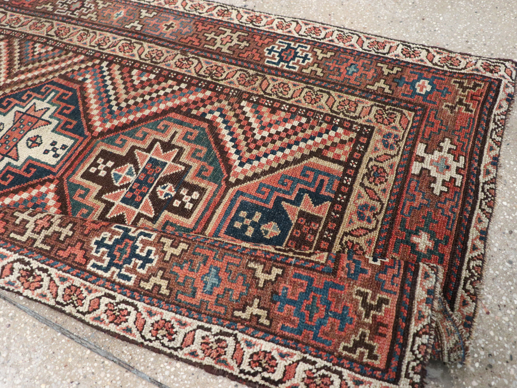 Antique Persian Kurdish Rug, No.12915 - Gsblank