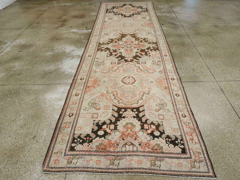 Antique Caucasian Karabagh Runner, No.12943 - Gsblank