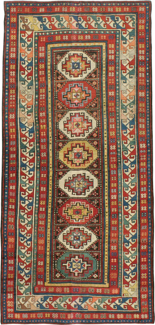 Antique Caucasian Shirvan Rug, No.12955 - Gsblank