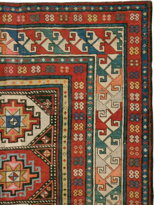 Antique Caucasian Shirvan Rug, No.12955 - Gsblank