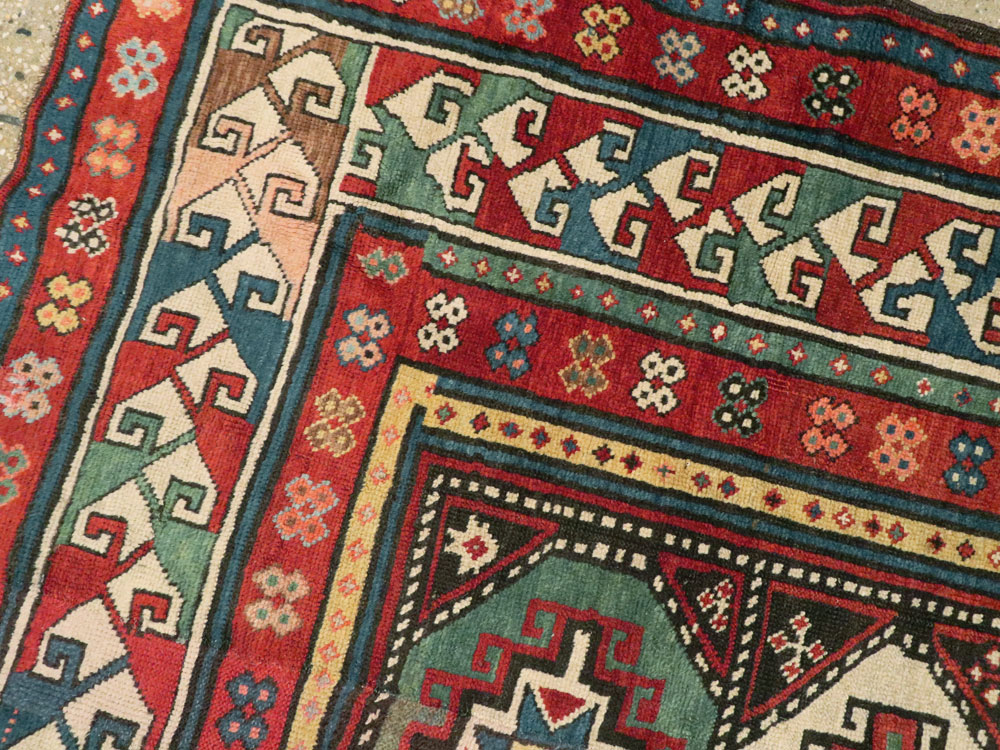 Antique Caucasian Shirvan Rug, No.12955 - Gsblank