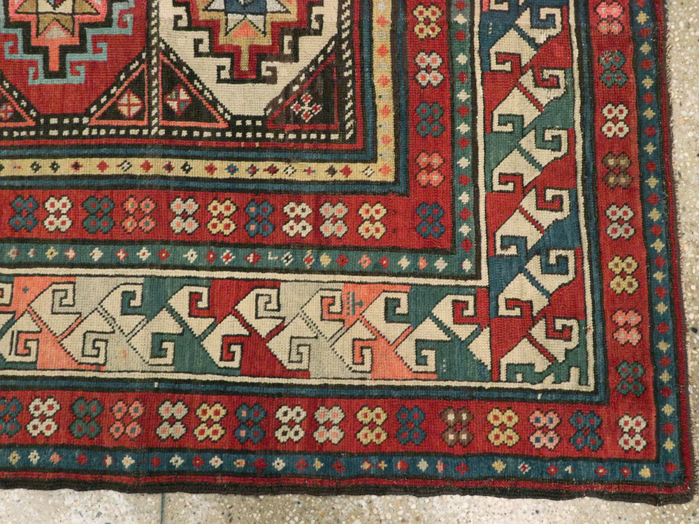 Antique Caucasian Shirvan Rug, No.12955 - Gsblank