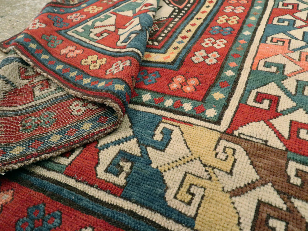 Antique Caucasian Shirvan Rug, No.12955 - Gsblank