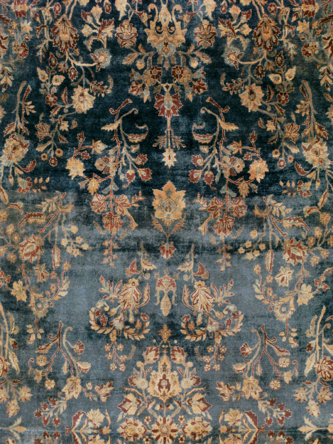 Vintage Persian Lavar Kerman Rug, No.13003 - Gsblank