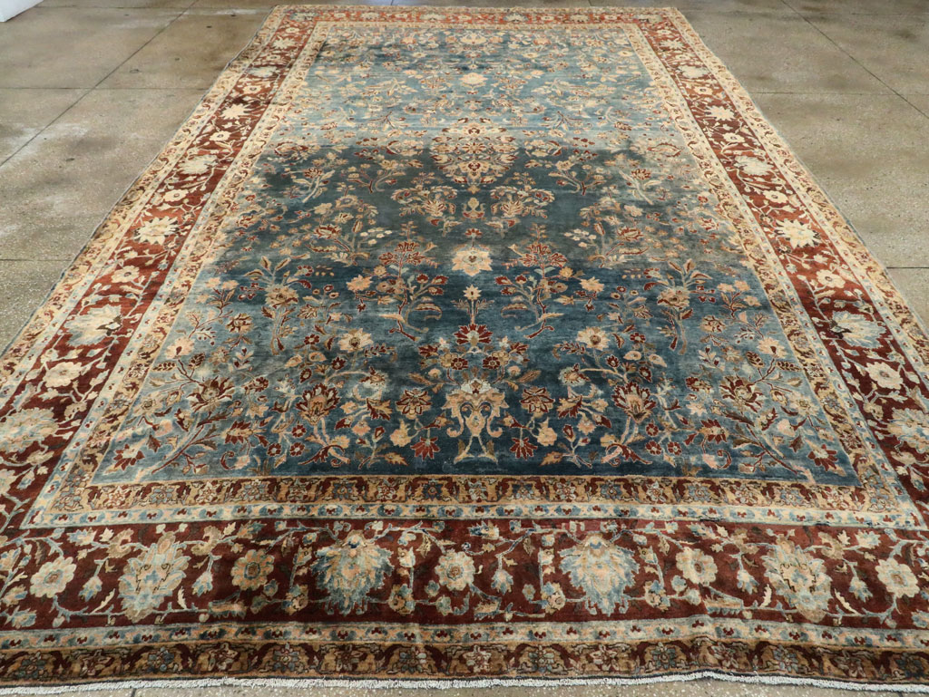 Vintage Persian Lavar Kerman Rug, No.13003 - Gsblank