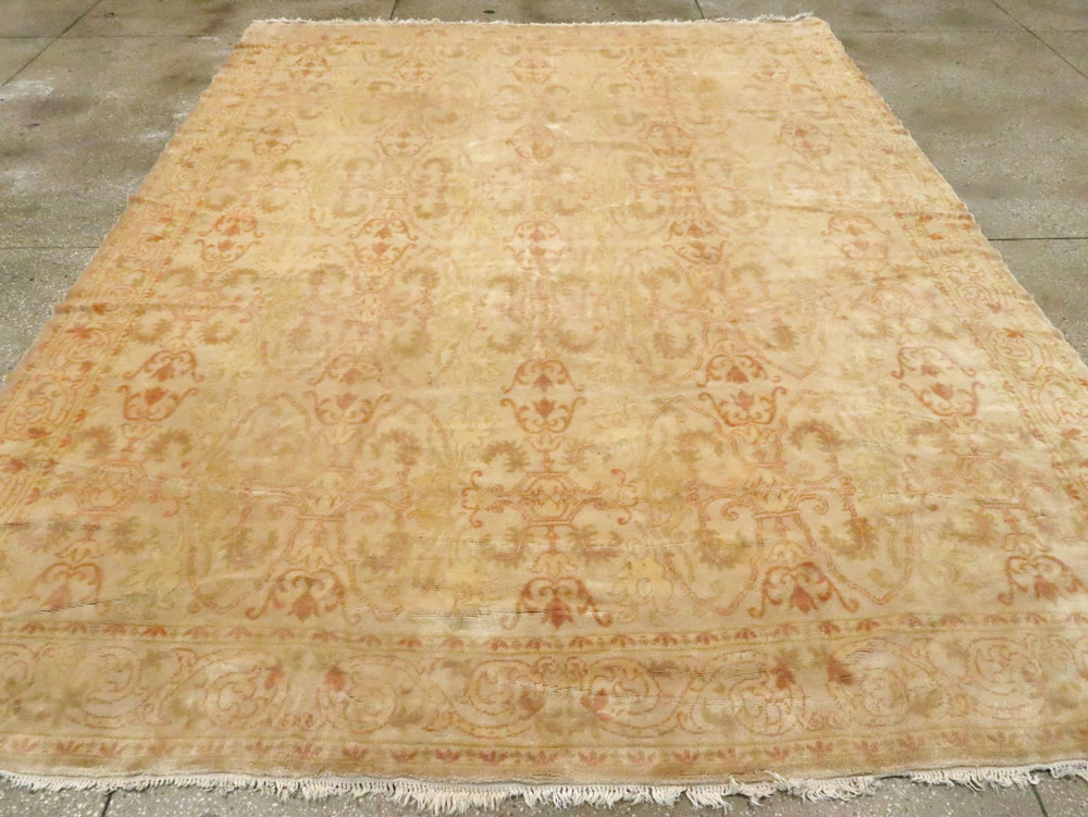 Antique Spanish Cuenca Rug, No.13012 - Gsblank