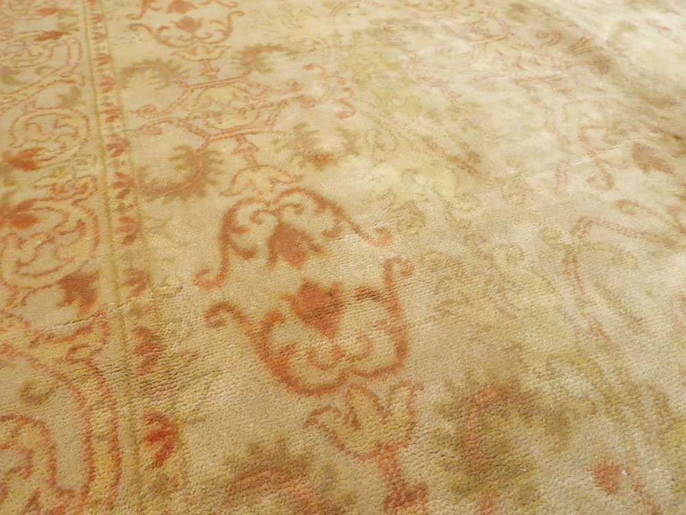 Antique Spanish Cuenca Rug, No.13012 - Gsblank