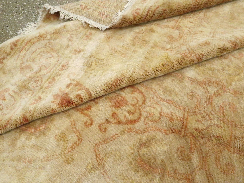 Antique Spanish Cuenca Rug, No.13012 - Gsblank