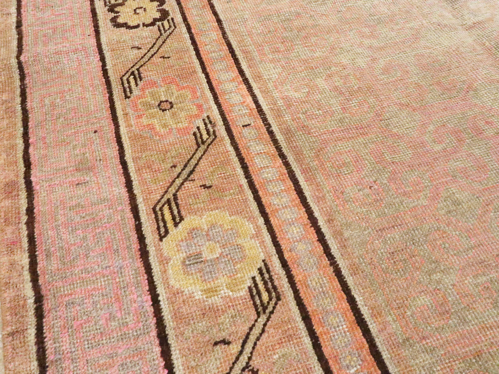 Antique East Turkestan Khotan Gallery Rug, No.13066 - Gsblank
