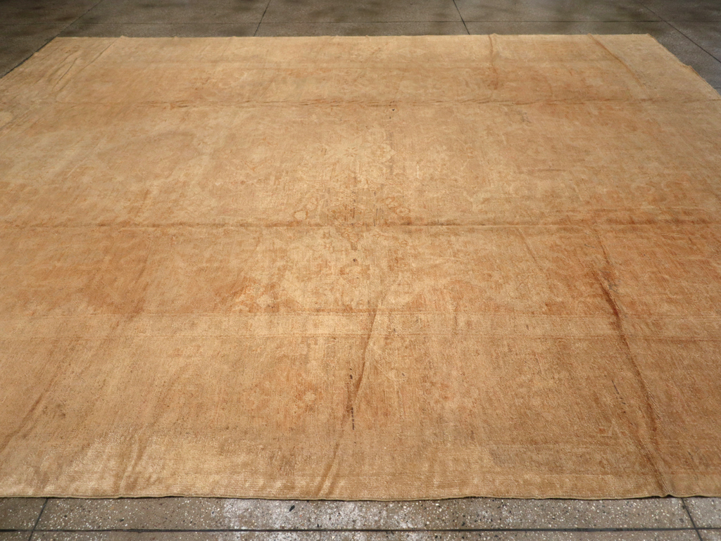 Antique Turkish Oushak Rug, No.13083 - Gsblank