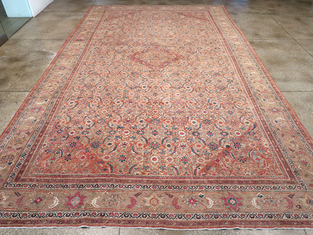 Antique Persian Mahal Large Carpet, No.13087 - Gsblank
