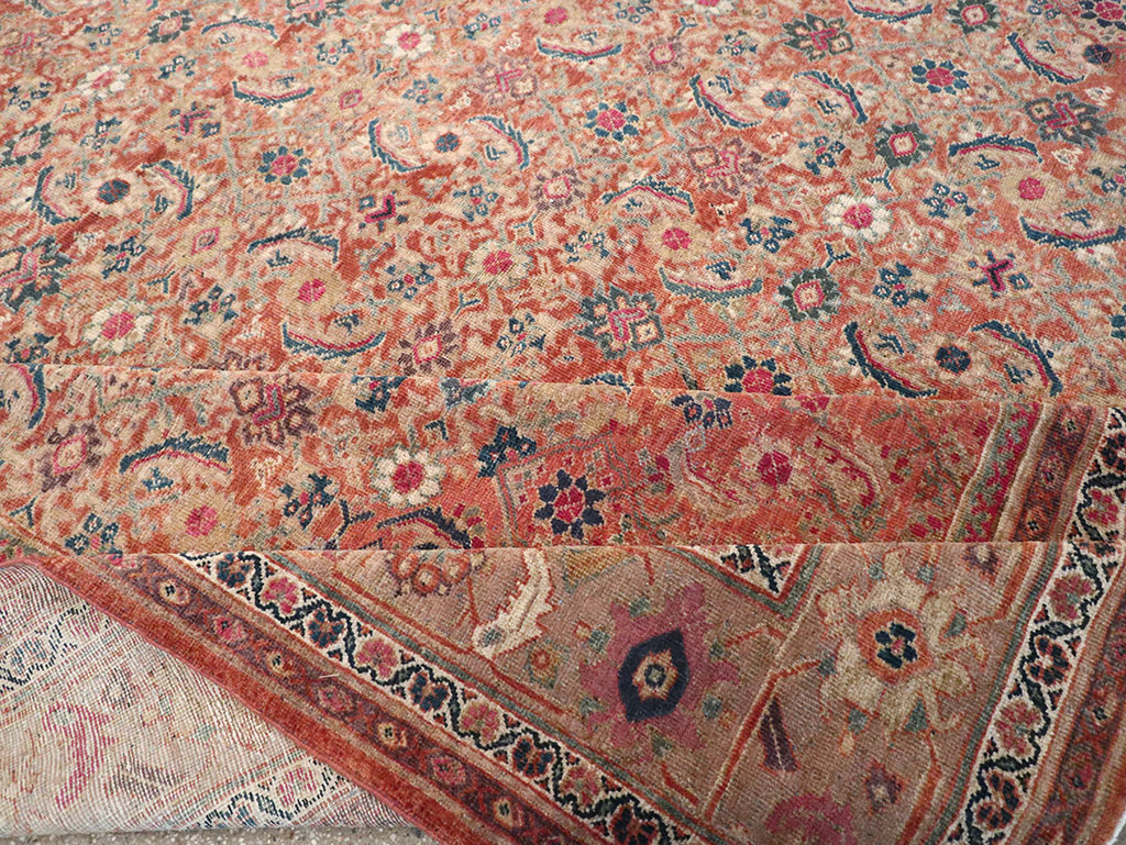 Antique Persian Mahal Large Carpet, No.13087 - Gsblank