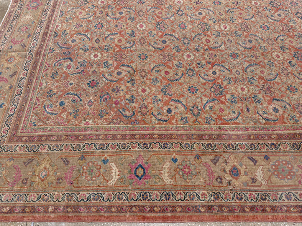 Antique Persian Mahal Large Carpet, No.13087 - Gsblank